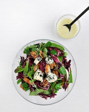 Chicken Salad with Walnuts and Roquefort Dressing - recipe by Grace Parisi