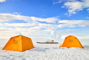 Arctic Canada Base Camp Nunavut Arctic Canada