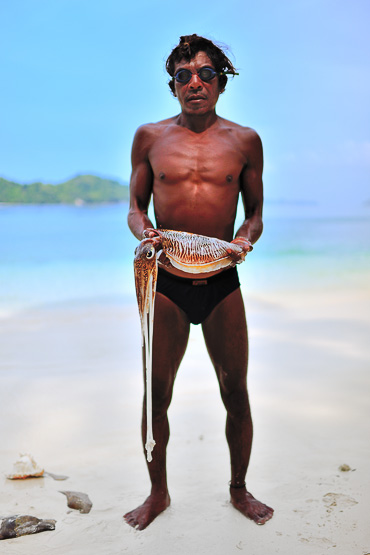 Moken, or sea gypsie Myanmar