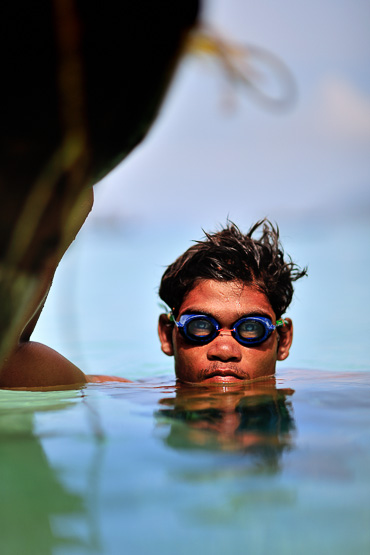 Moken, or sea gypsie Myanmar