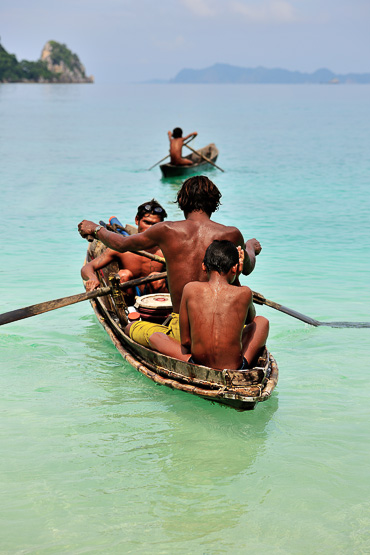 Moken, or sea gypsie Myanmar