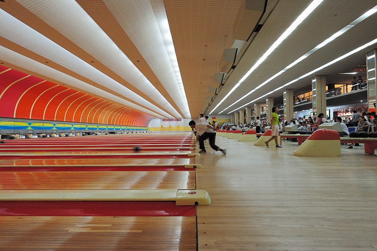 a night of bowling in pyongyang