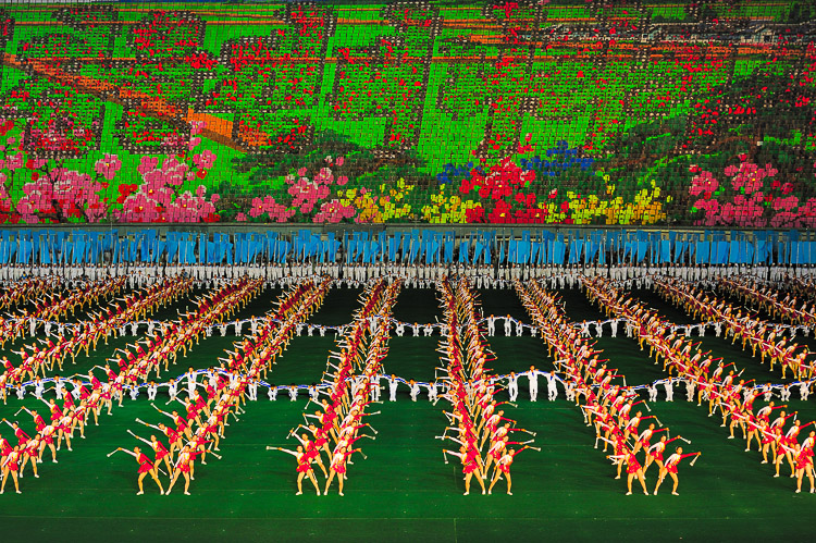Arirang - Mass Games, a spectacle with around 100.000 people performing